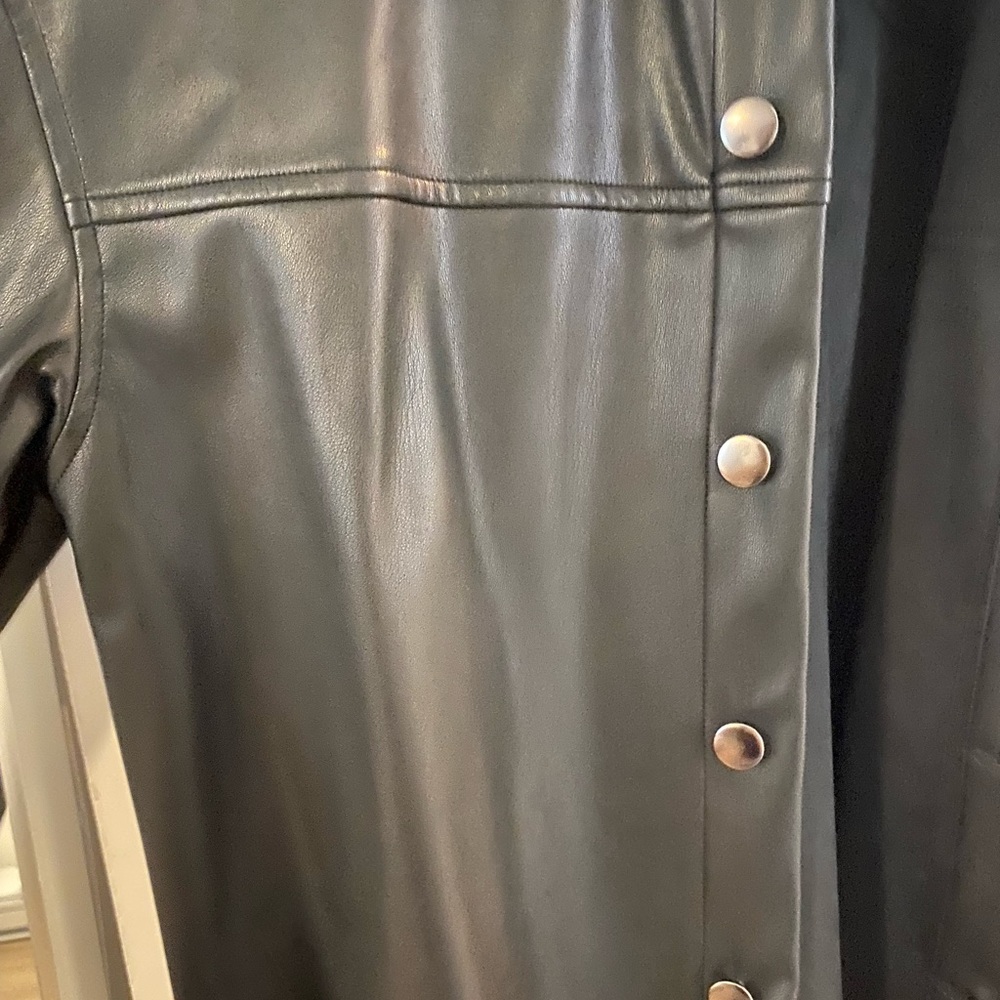 Leather Shacket - Picture 2 of 4